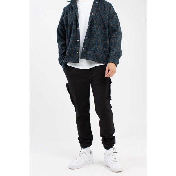 Summit UK - THE CRINKLE CARGOS / BLACK / size M - Picture 6 of 13